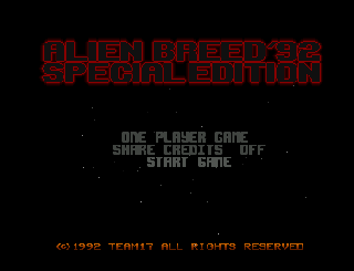 Screenshot Thumbnail / Media File 1 for Alien Breed Special Edition & Qwak (1994)(Team 17)(M5)[!][compilation]